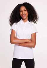 Girls 2pk White School Polo Shirts Girls 2pk White School Polo Shirts