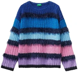 Girls and Girl's Jersey G/C M/L 116qq103w Sweater, Righe Multicolori 66u, 170 cm Girls and Girl's Jersey G/C M/L 116qq103w Sweater, Righe Multicolori 66u, 170 cm