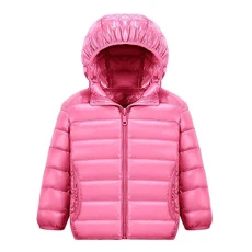 Girls Boys Puffer Coat Jacket Quilted Hooded Coats Packable Lightweight Padded Jackets Pink 140Cm Girls Boys Puffer Coat Jacket Quilted Hooded Coats Packable Lightweight Padded Jackets Pink 140Cm