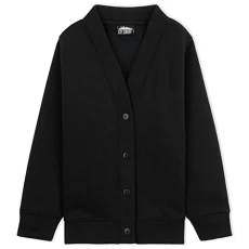 Girls Cardigan, Long Sleeve Button Down School Cardigan for Kids (Black 1 Pack, 11-12 Years) Girls Cardigan, Long Sleeve Button Down School Cardigan for Kids (Black 1 Pack, 11-12 Years)