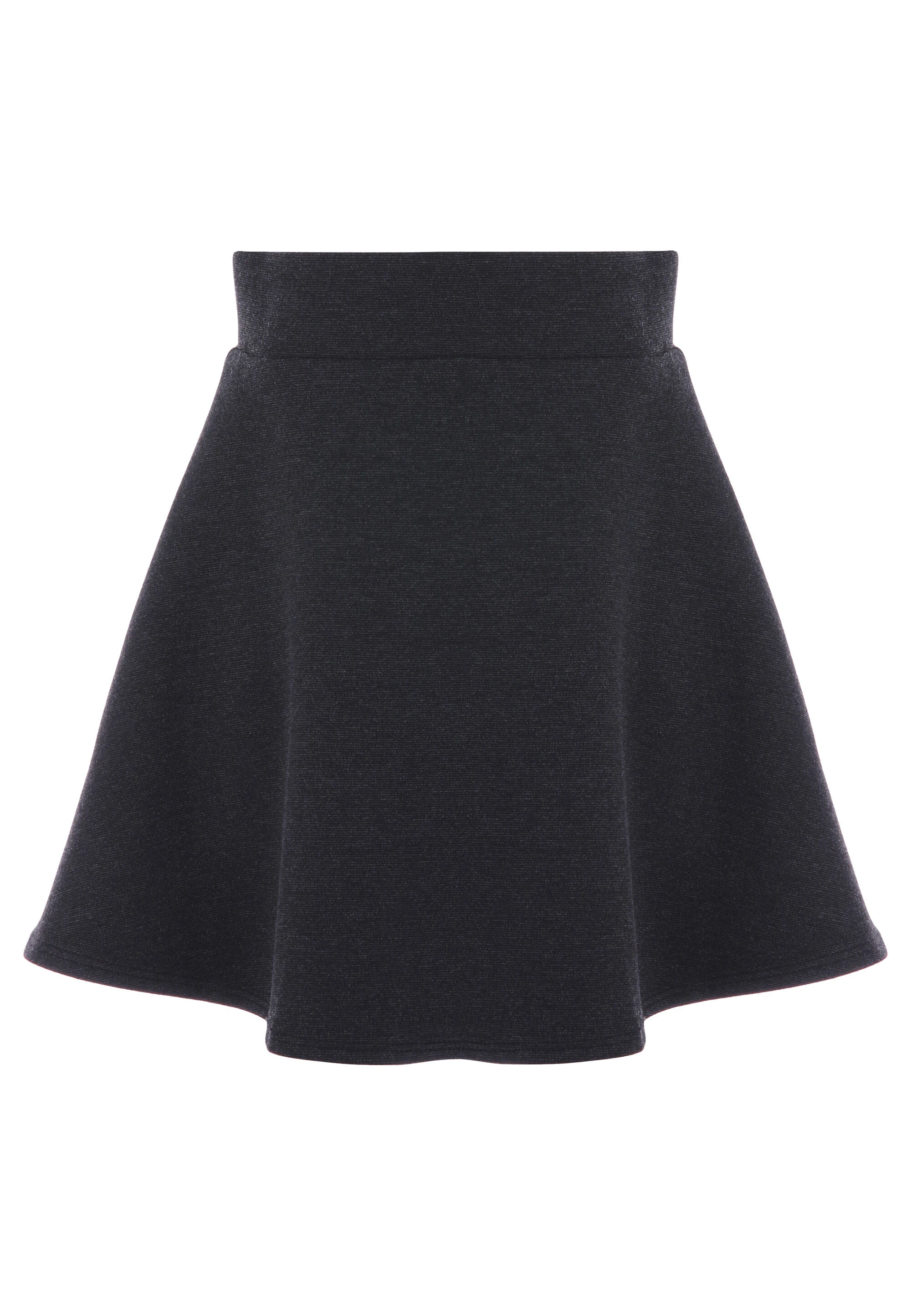 Girls Charcoal Grey Ponte School Skirt