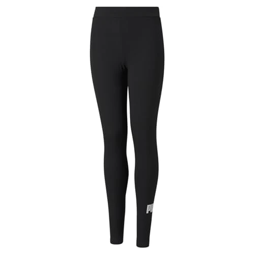 Girl's Ess Logo Leggings Tights,  Black, 13-14 Years UK