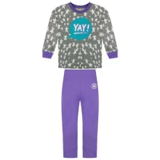 Girls French Terry Sweatshirt Leggings Toddlers Outfit Lilac 164984 P1R