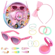 Girls Handbag, Shoulder Bag with Hair Accessories and Sunglasses - Gifts for Girls (Pink Princesses) Girls Handbag, Shoulder Bag with Hair Accessories and Sunglasses - Gifts for Girls (Pink Princesses)