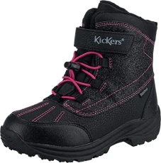Girls Jump WPF Ankle Boot, Shiny Pink Black, 1.5 UK