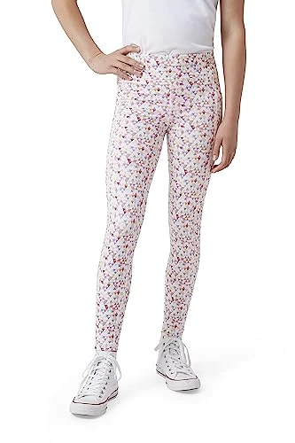 Girls Leggings - Stretch Tight Yoga Pants - Back Zipper Phone Pocket