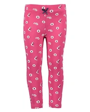 Girls' Mädchen Leggings Magical BOWGIRL mit Blumen-Alloverdruck, Magenta AOP Origin, 18-24 Months