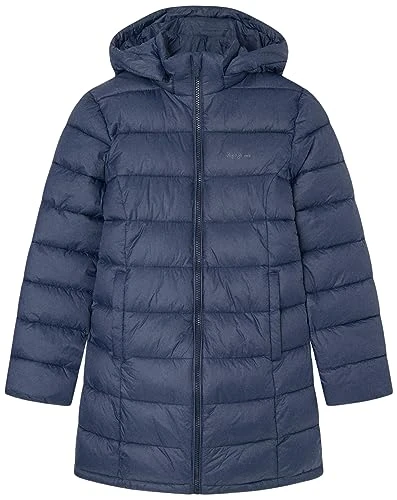 Girl's Simone Long Jacket, Blue (Dulwich), 10 Years