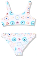 Girl's Swim_camelia Bikini top, White, XL/A Girl's Swim_camelia Bikini top, White, XL/A