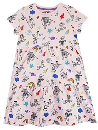 Girls Toy Story Dress Daywear for Kids Pink 4-5 Years