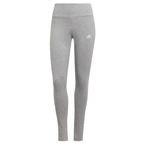 GL0638 W LIN Leg Leggings Womens Medium Grey Heather/White M