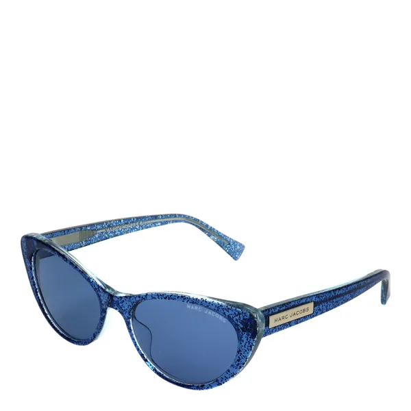 Glitter Burgundy Sunglasses 53mm - Red