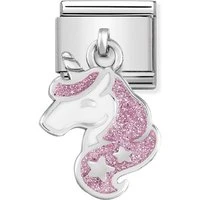 Glitter Unicorn Hanging Charm