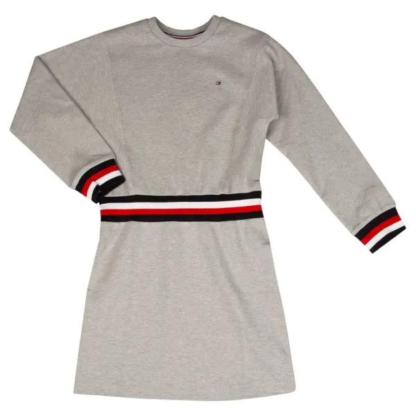 Global Stripe Sweatshirt Dress