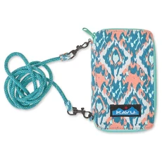 Go Time Bi-Fold Crossbody Wallet with Rope Strap, Beach Paint Go Time Bi-Fold Crossbody Wallet with Rope Strap, Beach Paint