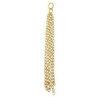 Gold Chain Pendant Charm - Gold