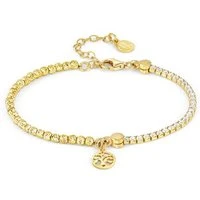 Gold Chic Crystal Tree of Life Bracelet