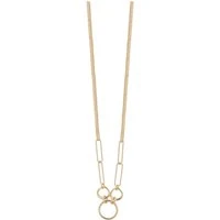 Gold Circle Chain Necklace - Gold