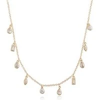 Gold Classic Crystal Necklace