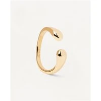 Gold Crush Open Ring