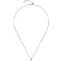 Gold Crystal Necklace - 48cm