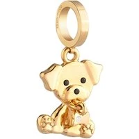 Gold Dog Charm - Gold