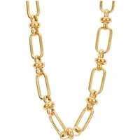 Gold Figaro Ball Chain Necklace - Gold