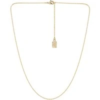 Gold Fine Chain Necklace - 40cm