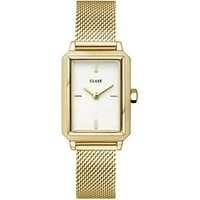 Gold Fluette Mesh Watch - Gold