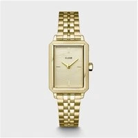 Gold Fluette Sand Texture 5 Link Watch - Gold