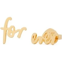 Gold Forever Stud Earrings - Gold