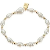 Gold Freshwater Pearl Bracelet - Gold