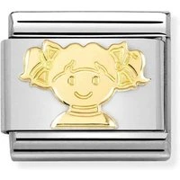 Gold Girl Charm