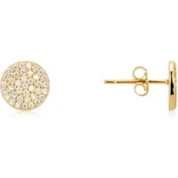 Gold Glitz Stud Earrings - Gold