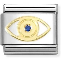 Gold Greek Eye Charm