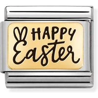 Gold Happy Easter Charm