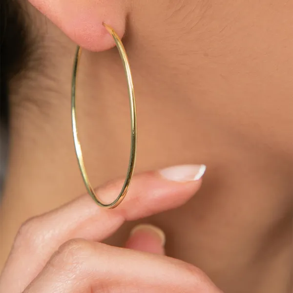 Gold Hoop Earrings - Multi