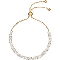 Gold Icon Crystal Bracelet - Adjustable