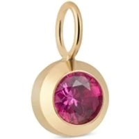 Gold July Birthstone Charm - Gold