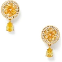 Gold Lemon Earrings - Gold