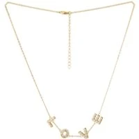 Gold Love Pearl Necklace - Gold