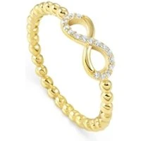 Gold Lovecloud Ininity Ring