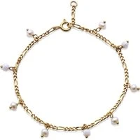 Gold Lula White Bracelet