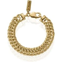 Gold Luxe Double Curb Bracelet - Gold