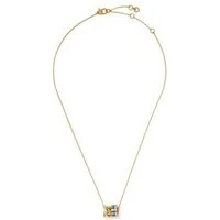 Gold Madra Gingham Triple Disc Necklace - Gold