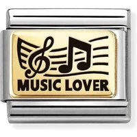 Gold Music Lover Charm