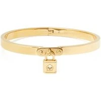 Gold Padlock Bangle - Gold