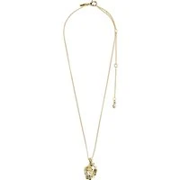 Gold Plated Flow Molten Recycled Necklace - Gold