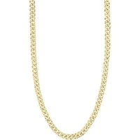 Gold Plated Heat Recycled Chain Necklace - Gold