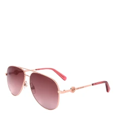 Gold Red Sunglasses 59mm